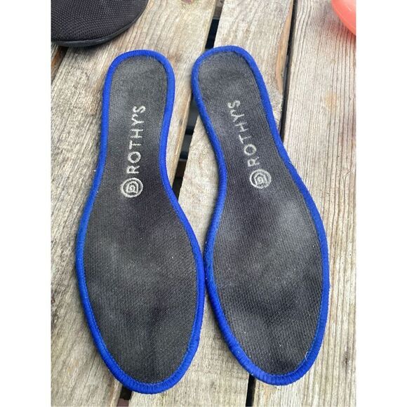 Rothy’s The Point Wm’s Size 8.5 Black Knit Flats  Recycled Material Slip-On Shoe - Picture 8 of 9